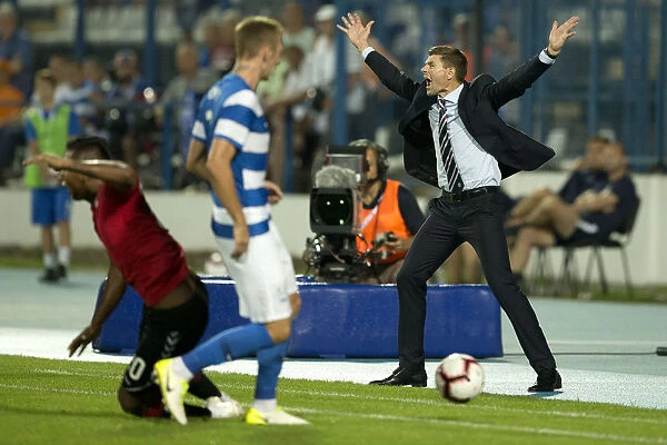 Steven Gerrard Reacts: Rangers Manager's Emotions Unveiled During UEFA Europa League Clash vs NK Osijek