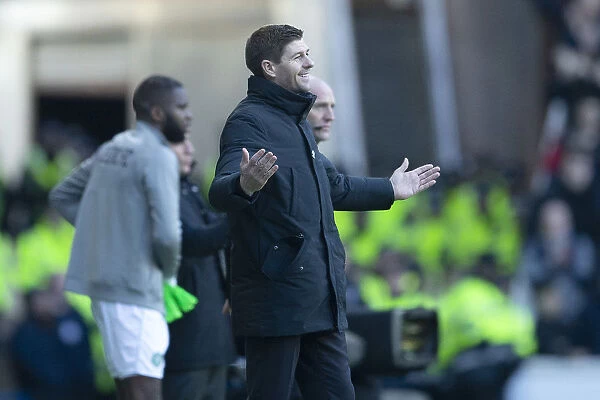 Steven Gerrard Reacts: Rangers vs Celtic, Scottish Premiership, Ibrox Stadium (Scottish Cup Champions 2003)