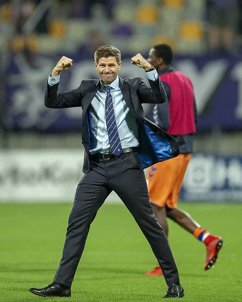 Steven Gerrard's Europa League Triumph with Rangers: Manager's Euphoric Moment after Qualifying Victory over NK Maribor