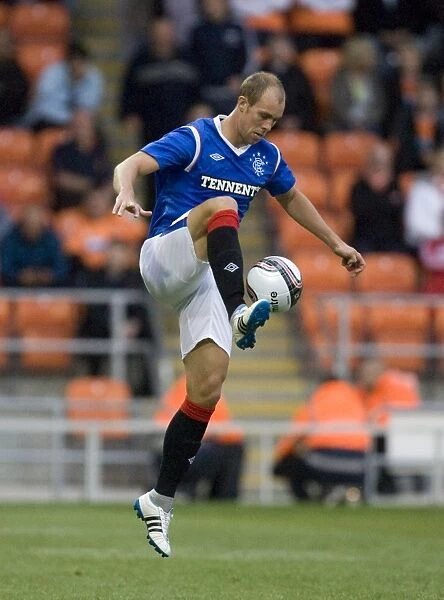Steven Whittaker Scores the Second Goal: Rangers 2-0 Pre-Season Victory over Blackpool at Bloomfield Road