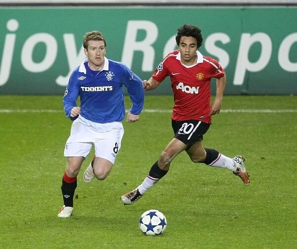 Stevenson vs Fabio: A Tense Battle - Rangers vs Manchester United in UEFA Champions League Group C (1-0 in favor of Manchester United)