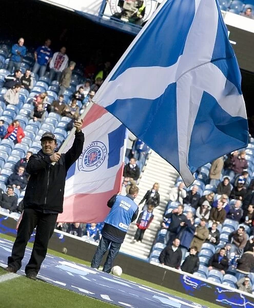 Thrilling 3-3 Draw: Flag-Bearing Moment at Ibrox - Rangers vs Dundee United