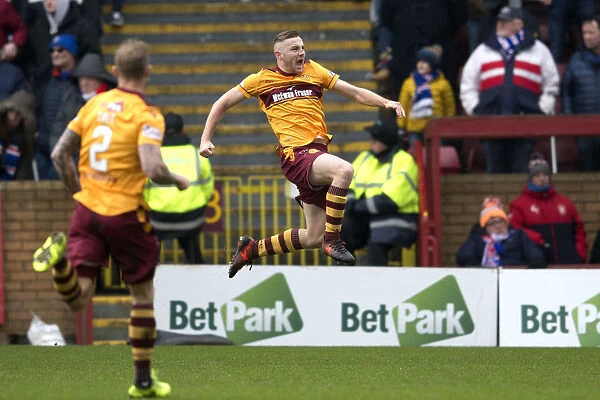 Thrilling Goal: Allan Campbell Scores for Rangers Against Motherwell in Ladbrokes Premiership