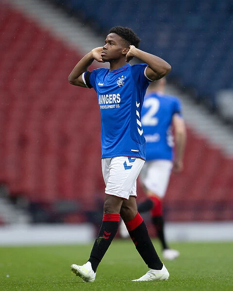 Thrilling Goal: Dapo Mebude Scores the Game-winner for Rangers in the 2003 Scottish FA Youth Cup Final at Hampden Park