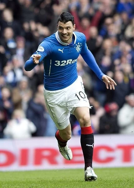 Thrilling Goal: Haris Vuckic Scores for Rangers at Ibrox Stadium, Scottish Championship