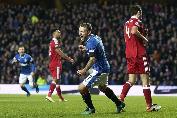 Thrilling Moment: Lee Hodson Scores Stunner for Rangers Against Aberdeen at Ibrox Stadium