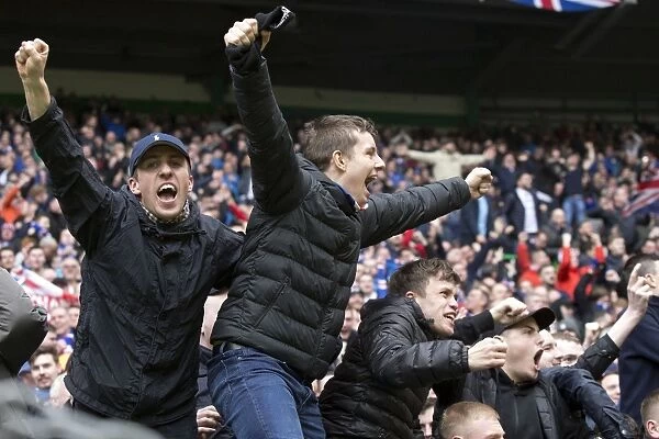 Thrilling Moment: Rangers Fans Euphoria at Celtic Park Amidst Scottish Premiership Drama