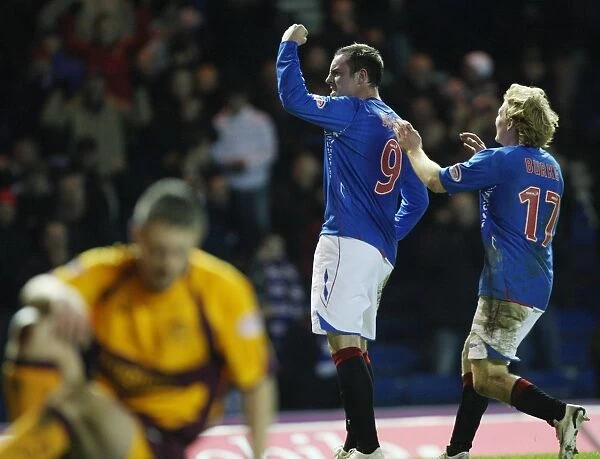 Thrilling Third: Kris Boyd Scores for Rangers against Motherwell at Ibrox (3-1)