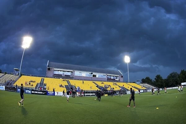 Thunderous Clash: Rangers FC vs Charleston Battery Amidst Stormy Skies at MUSC Health Stadium