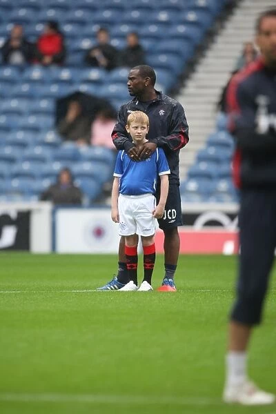 Training Day with Jean-Claude Darcheville and the Rangers Mascot (2008)
