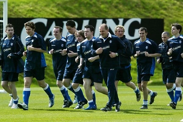 Training with Jan Wouters: Carling Be Rangers for a Day Session (April 2004)