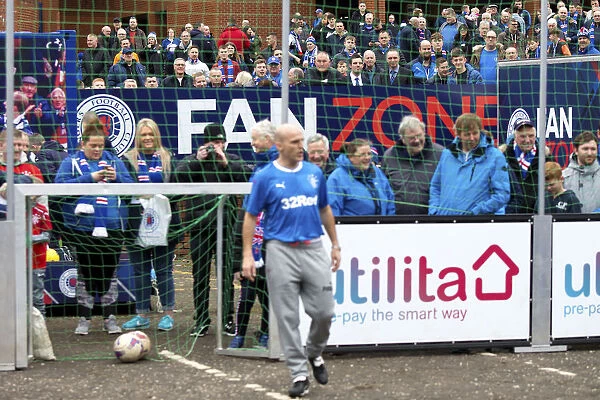 Triple Champions Reunion: Alex Rae, Bobby Russell, and Marvin Andrews at Ibrox Stadium