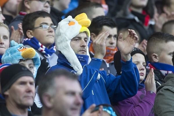 Triumphant Rangers: 3-0 Victory Over Elgin City at Ibrox Stadium - The Ecstatic Moment Amongst the Faithful Fans