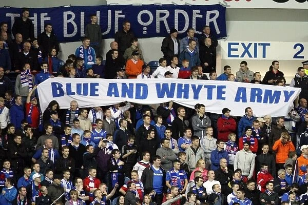 Triumphant Rangers Fans: Rangers 3-1 Victory over Dundee United at Ibrox Stadium