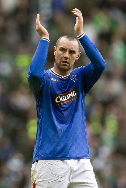 United in Applause: Kris Boyd Celebrates Rangers 1-1 Draw at Celtic Park