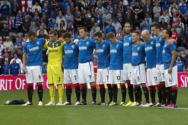 United in Silence: Rangers vs Newcastle United (1-1) - Ibrox Stadium's Solemn Tribute