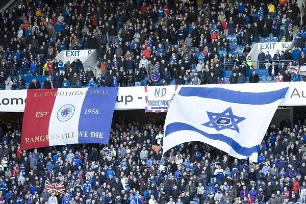 Unwavering Rangers Faith: A Sea of Flags Amidst a 1-0 Defeat at Ibrox Stadium