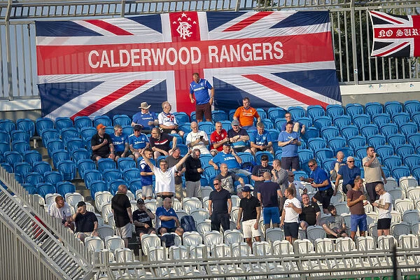 Unyielding Rangers Fans Europa League Roar: United in Support at Neftyanik Stadium - Scottish Champions Epic European Journey