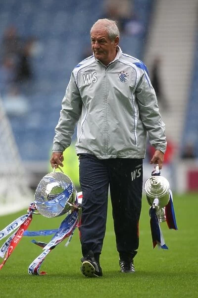 Walter Smith with Rangers and Double Cup Victories: CIS and Scottish Cups at Training Ground (2008)