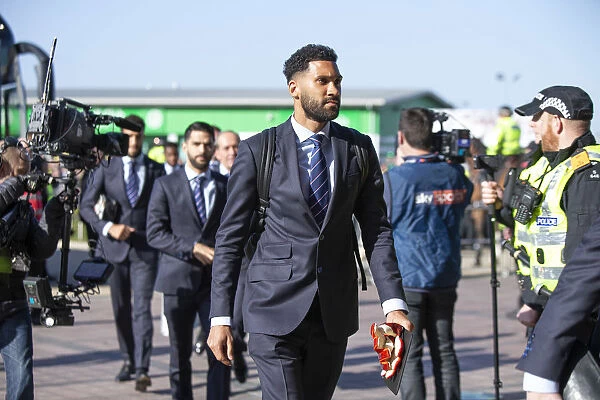 Wes Foderingham Arrives at Celtic Park: Rangers Football Club Prepares for Scottish Premiership Clash with Celtic (Scottish Cup Winners 2003)