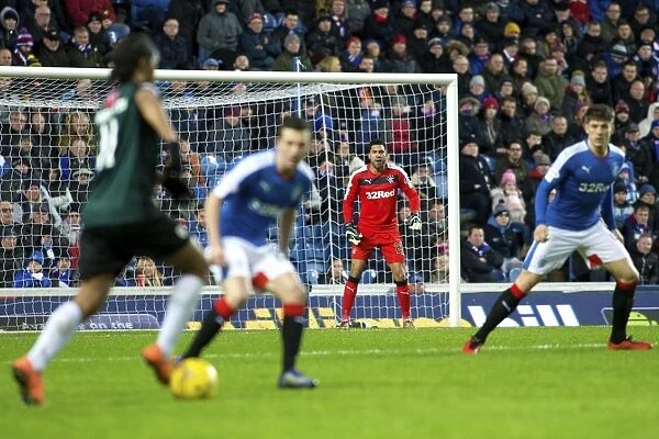 Wes Foderingham Protects Ibrox: Rangers Goalkeeper in Action Against Raith Rovers in Ladbrokes Championship