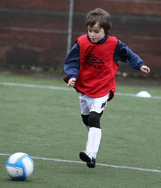 Young Rangers in Action: Easter Soccer School at Ibrox, 2011