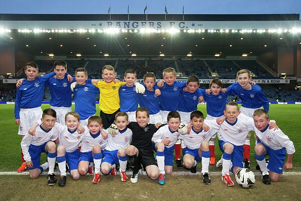 Young Stars Shine: Rangers Soccer Schools Half Time Match at Ibrox Stadium - Rangers 2-0 Linfield