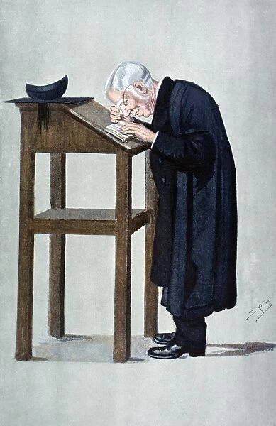 (1844-1930). English clergyman and educator. Caricature, 1898, by Spy (Sir Leslie Ward)