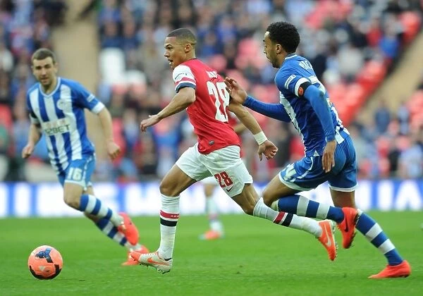 Arsenal's Kieran Gibbs Faces Off Against Wigan's James Perch in FA Cup Semi-Final Showdown