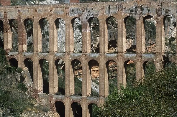 Spain, Andalusia, Nerja, Roman aqueduct