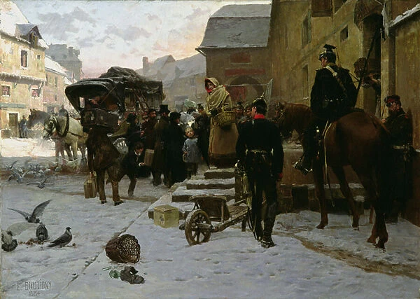 Boule de Suif, 1884 (oil on canvas)