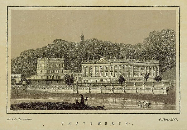 Derby and region: Chatsworth (litho)