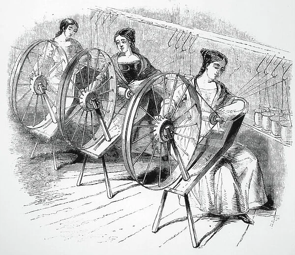 Doubling silk, 1843