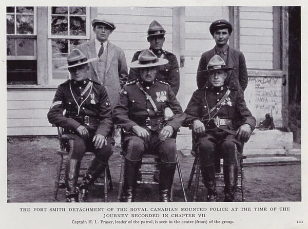 The Fort Smith Detachment of the Royal Canadian Mounted Police at the time of the journey recorded in chapter vii (b  /  w photo)