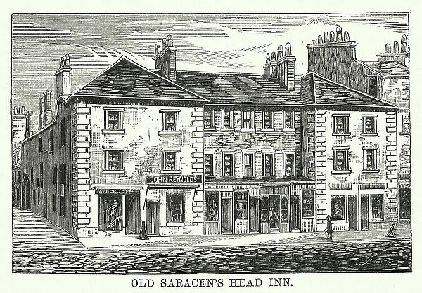 Glasgow: Old Saracen's Head Inn (engraving)