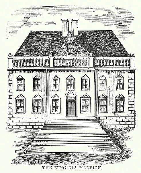 Glasgow: The Virginia Mansion (engraving)