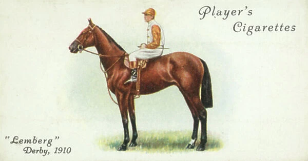 Lemberg, Winner of the Derby, 1910 (colour litho)