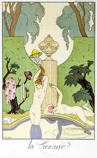 Love of Luxury, 1926 (pochoir)