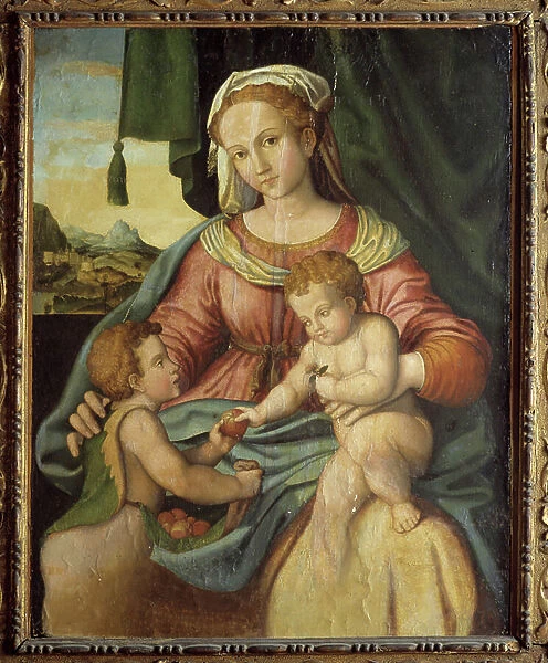 Madonna with child, anonymous painting without date, Church of San Stefano, Bologna