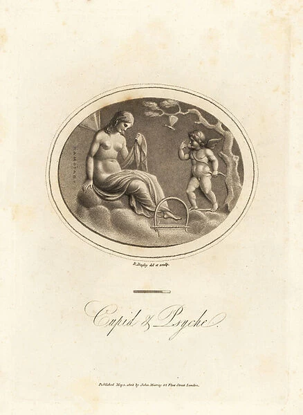 The marriage of Cupid and Psyche, 1807 (engraving)