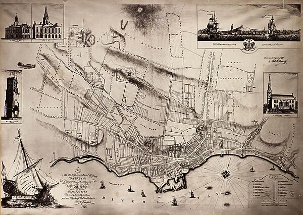 Plan of Dundee, 1776 (engraving)
