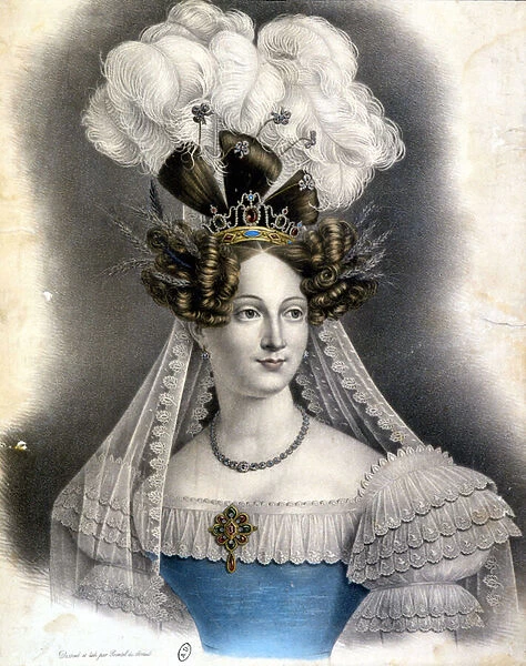 Portrait of the Duchess of Angouleme (Marie Therese or Madame Royale, 1778-1851)