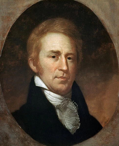 Portrait of William Clark, c. 1807 (oil on board)