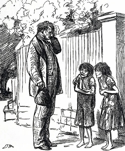 Poverty struck children, 1873