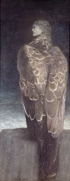 Sleeping Medusa, 1896 (pastel on paper)