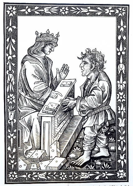 Solomon and Marcoul, illustration from Science and Literature in the Middle Ages