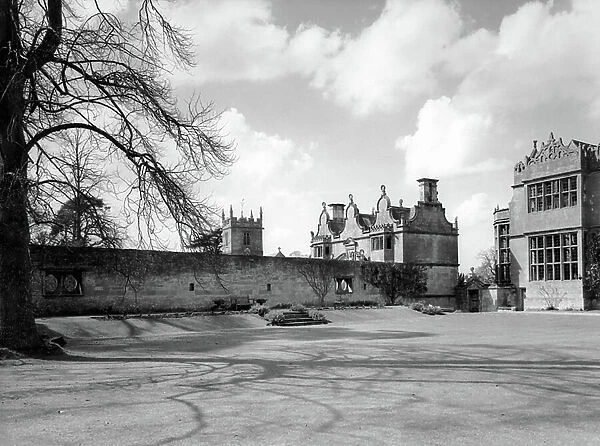 Stanway House, from Country Houses of the Cotswolds (b / w photo)