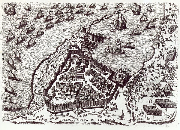 Tripoli, c. 1550 |(engraving)