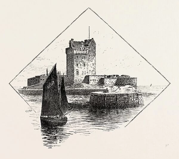 BROUGHTY FERRY CASTLE, UK. Broughty Castle is a historic castle in Broughty Ferry