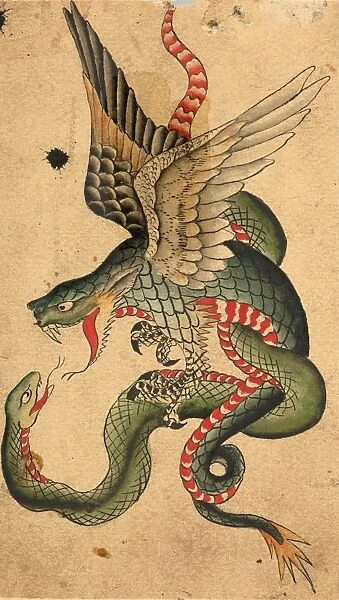 Drawings Prints, Ephemera, Tattoo Design, Dragon Snake, Inspired Japanese Examples